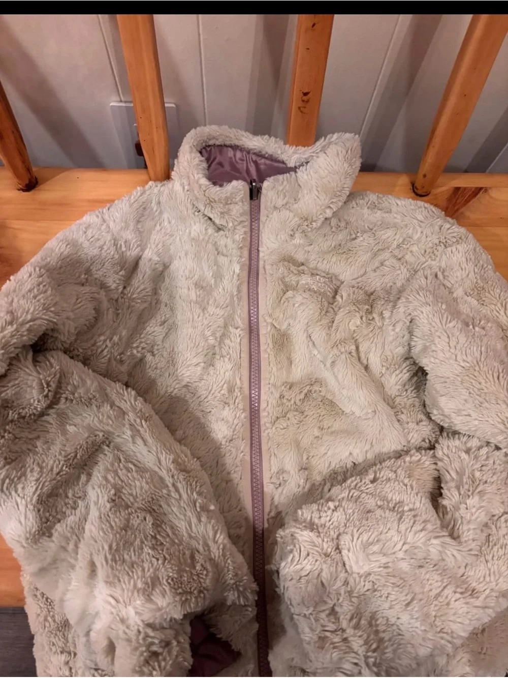 The North Face Women's Quilted Puffer Jacket in Dusty Lavender